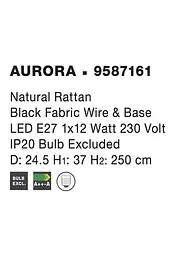 Підвісний світильник Nova Luce AURORA 9587161 - мініатюра 9