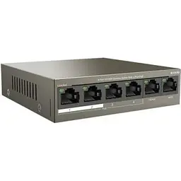 Комутатор мережевий Tenda (TEF1106P-4-63W)