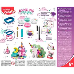 Набір для творчості Maped Magical зі самозастигаючої глини (MP.907206) - мініатюра 2