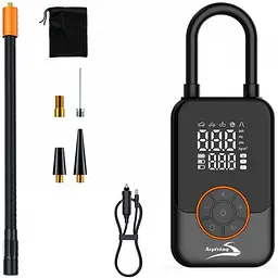 Автомобільний портативний компресор Aspiring Storm 5 70W Power Bank 4000 мАг/LED - мініатюра 4