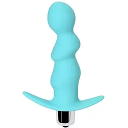 Анальна пробка ToDo Anal Vibro Plug Bland 12 см (бірюзовий)