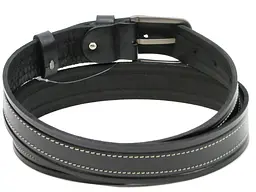 Чоловічий шкіряний ремінь Skipper 126-146х3,8 см acs0017383 - мініатюра 5