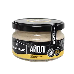 Mr.Garlic Соус Айолі з чорним часником, 250 гр. - мініатюра 2