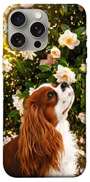 TPU чохол Demsky Flower spaniel для Apple iPhone 15 Pro Max (6.7")