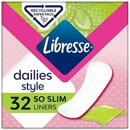 Прокладки щоденні LIBRESSE 32шт Dailies Style Normal Ультратонкі