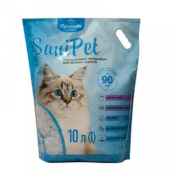 Наповнювач Sani Pet для котячих туалетів силікагелевий 10 л арт.PR243420