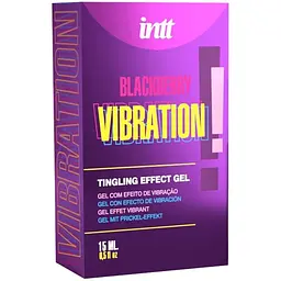 Рідкий вібратор Intt Vibration Blackberry (15 мл) - мініатюра 3