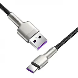 Кабель Baseus Cafule Cable USB to Type-C 66W 2m CAKF000201 Black - мініатюра 4