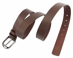 Чоловічий шкіряний ремінь GRANDE PELLE 3,3х125 см acs0014897 - мініатюра 10