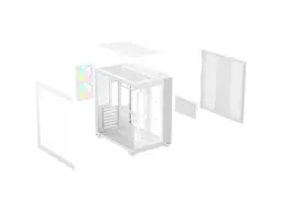 Корпус OCYPUS DELTA C74 ARGB White (DELTA-C74-WHD200XX-GL) - мініатюра 11