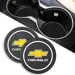 Антискользящий коврик В Подстаканник Chevrolet ⌀7 см 2 шт
