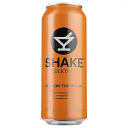 Упаковка напою слабоалкогольного Shake Sexx On The Beach 7% 12 л з/б (0.5 л х 24 шт.) - мініатюра 2