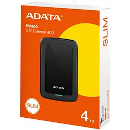Зовнішній жорсткий диск ADATA DashDrive Durable HV300 4TB Black (AHV300-4TU31-CBK) [118131] - мініатюра 5