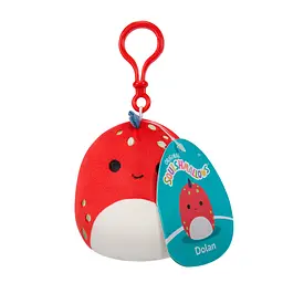М'яка іграшка Squishmallows Діно Долан на кліпсі 9 см (SQCP00218) - мініатюра 7