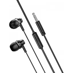 Навушники Borofone BM74 Singer універсальні earphones with microphone 1.2m Hi-Fi HD Mic чорні - мініатюра 7