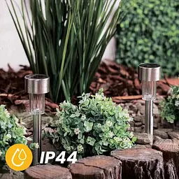 Стовпчик для газону Lumiled Palis сріблястий, набір 12 шт. - мініатюра 7