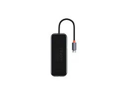 Мультипортовий адаптер BASEUS AcmeJoy 5-in-1 Multifunctional Type-C Dark Gray (WKJZ010113) - мініатюра 6