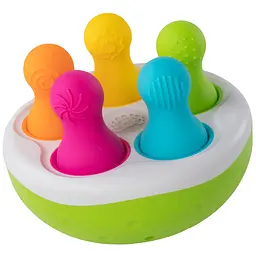 Сортер-балансир Fat Brain Toys Spinny Pins Неваляшки (F248ML) - мініатюра 2