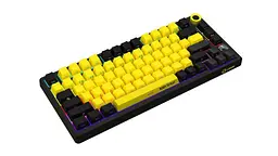 Клавіатура Lorgar KBP7075W Wireless Pro 75% Exploded Black Yellow EN/UA (LRG-KBP7075W-YL-US) - мініатюра 3