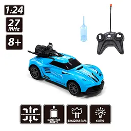 Автомобіль на радіокеруванні Sulong Toys Spray Car Sport 1:24 блакитний (SL-354RHBL) - мініатюра 8