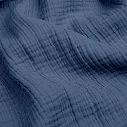 Наволочка Cosas Denim муслінова 40х60 см темно-синя (026Muslin_Denim_40x60) - мініатюра 3