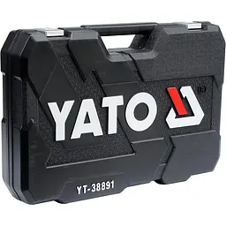 Набір головок торцевих Yato квадрат 1/2", 1/4" з інструментами та насадками 109 шт. (YT-38891) - мініатюра 7