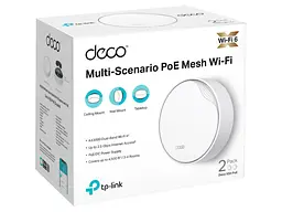 Бездротовий маршрутизатор (роутер) TP-LINK Deco X50 PoE 2-Pack - мініатюра 12