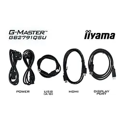 Монітор Iiyama 27" GB2791QSU-B1 QHD IPS 320Hz (GB2791QSU-B1) - мініатюра 8