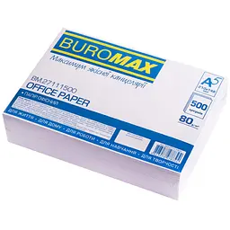 Папір офісний Buromax А5 80 г/м² 500 аркушів (BM.27111500)