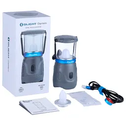Ліхтар кемпінговий Olight Olantern Grey. Дві насадки в комплекті - мініатюра 9
