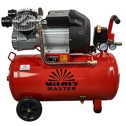 Vitals Компрессор воздушный Master GK55.t48v2-8a, 2200Вт, 50л, 3800л/хв, 8бар, 37.3кг - мініатюра 2