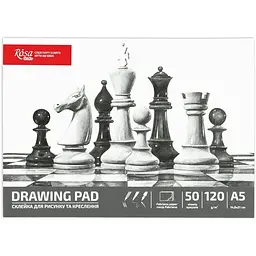Склейка для рисунку Rosa Studio Шахи 120г/м2 50л