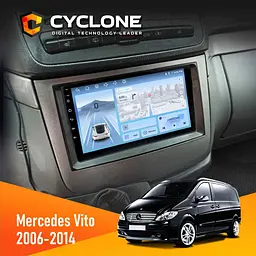 Штатна магнітола Mercedes-Benz Vito (W639), Viano (W639) 2006-2014 Cyclone C9-012 4x64 DSP 4G Cyclone (НФ-00009575)