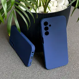 Чохол Make Samsung A15 Silicone Navy Blue - мініатюра 3