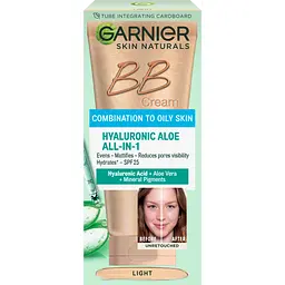 BB-крем Garnier Skin Naturals Секрет Досконалості SPF20 відтінок Cвітло-бежевий 50 мл (C5472600) - мініатюра 2