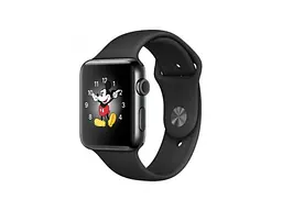 Смарт-годинник Apple Watch Series 2 38mm Space Black Stainless Steel Case with Black Sport Band (MP492)