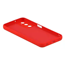 Чохол Silicone Cover з рамкою камери Samsung Galaxy A05s Red - мініатюра 4