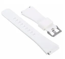 Силіконовий ремінець Primo для годинника Samsung Galaxy Watch 46 мм SM-R800 White - мініатюра 3