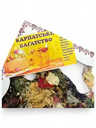 Чай Карпатский трав'яний купаж Карпатське Багатство Трав - мініатюра 4