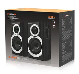 Компьютерные колонки 2.0 REAL-EL RS245 20Вт Black - мініатюра 9