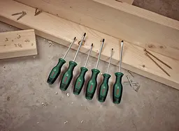 Викрутка SL 4, 6.5мм, PH1х100мм, PH2х125мм, PZ1х100мм, PZ2х125мм набір 6шт Bosch hoz0014146 - мініатюра 3
