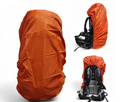 Чохол для рюкзака 80 л raincover помаранчевий - мініатюра 2