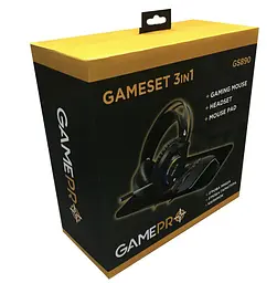 Ігрові навушники + миша + килимок GamePro GPGS-890 Gameset 3in1 USB - мініатюра 4