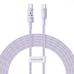 Кабель Baseus Gem Fast-Charging Data Cable Type-C to Type-C 100W 1m purple (P10373000511-00)