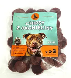 Ласощі для собак м'які чіпси з ягнятини Master Dog 500г