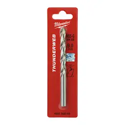 Свердло по металу THUNDERWEB HSS-G MILWAUKEE DIN338, діаметр 9,0x125х81мм