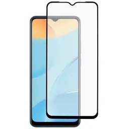 Стекло защитное Dengos Full Glue Oppo A16 (black) (TGFG-206) - миниатюра 2