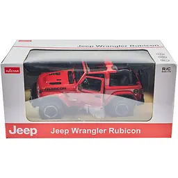 Радіокерована іграшка Rastar JEEP Wrangler Rubicon 1:14 червоний (79460 red) - мініатюра 2