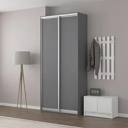 Шафа-купе Idea серія 5 110 x 45 x 210 см Антрацит