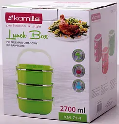 Ланч-бокс Priori 3 ємності Kamille 15х16.5х19 см kuh0007574 - мініатюра 6